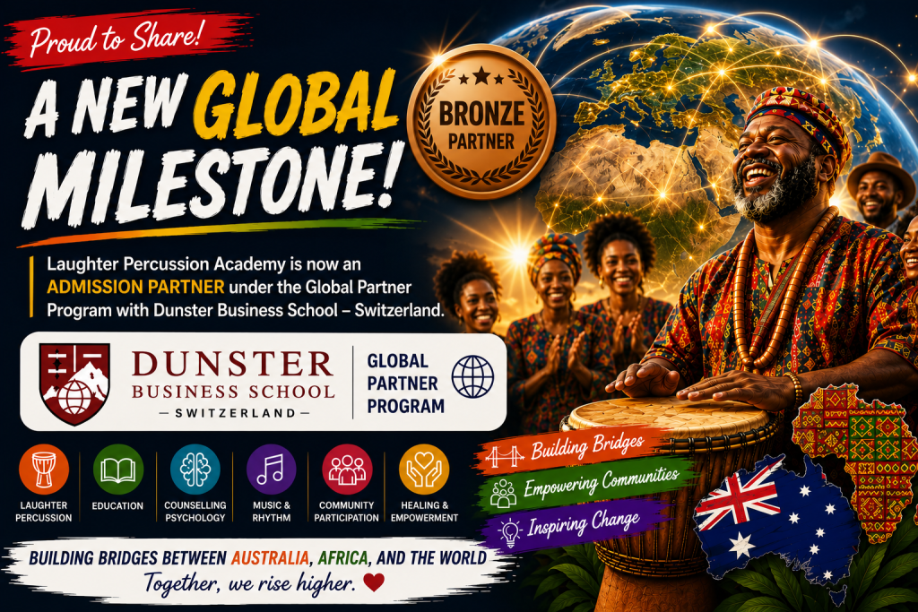 Laughter Percussion Academy’s New Dunster Business School–Switzerland Partnership Marks a Progressive Step in Global Education