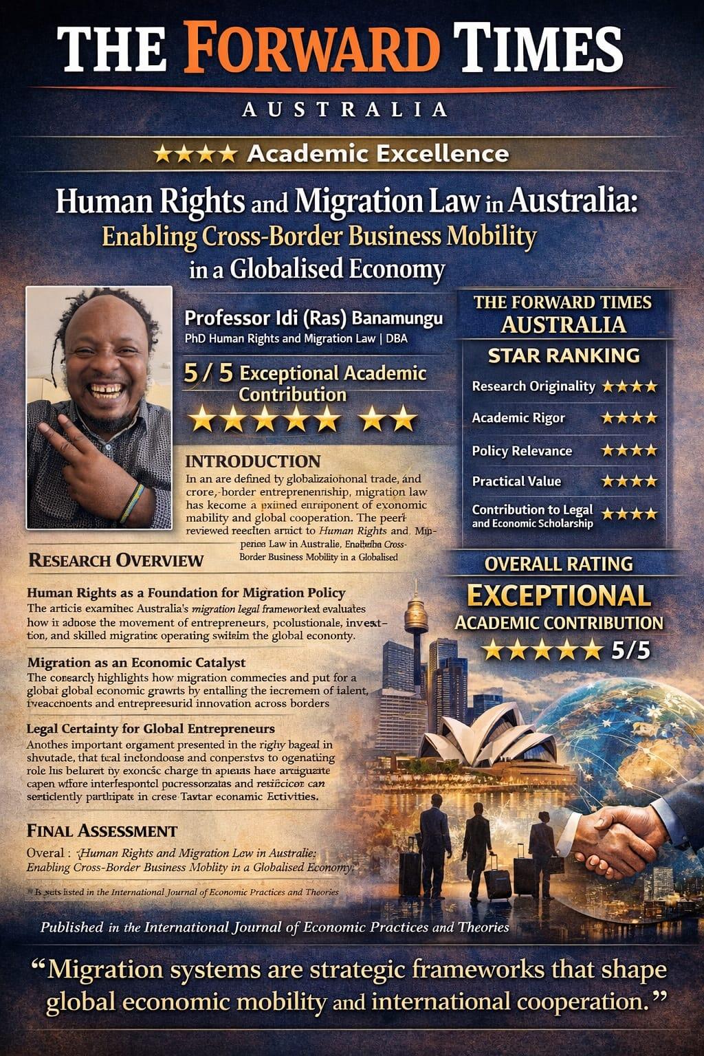 Human Rights and Migration Law in Australia: Enabling Cross-Border Business Mobility in a Globalised Economy